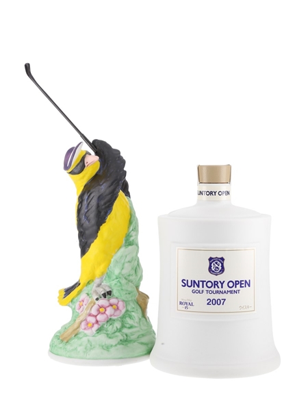 Suntory Open Golf Tournament 2007 Royal 15 Year Old Ceramic Decanter 50cl / 43%