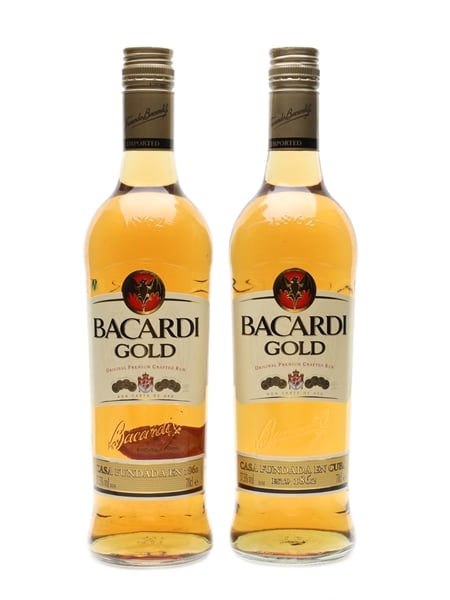 Bacardi Gold  2 x 70cl / 37.5%