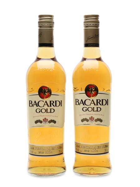 Bacardi Gold  2 x 70cl / 37.5%