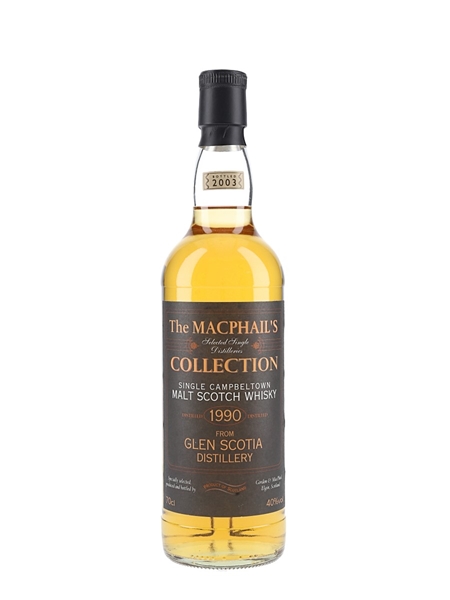 Glen Scotia 1990  MacPhail's Collection Bottled 2003 - Gordon & MacPhail 70cl / 40%