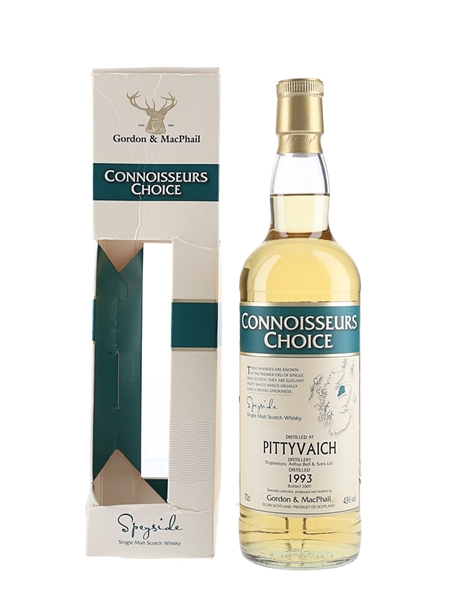 Pittyvaich 1993 Connoisseurs Choice Bottled 2009 - Gordon & MacPhail 70cl / 43%