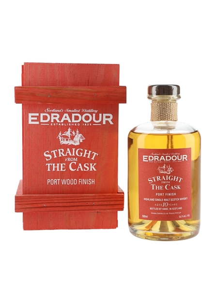 Edradour 1993 10 Year Old Straight From The Cask Bottled 2004 - Port Finish 50cl / 56.5%