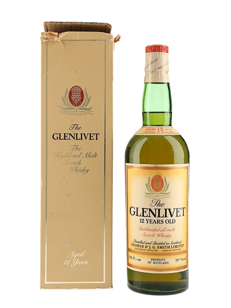 Glenlivet 12 Year Old Bottled 1970s 75.7cl / 40%