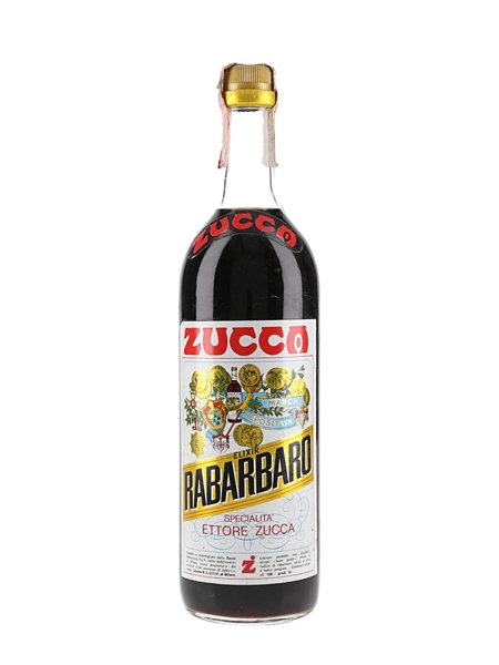 Zucca Elixir Rabarbaro Bitters Bottled 1970s 100cl / 16%