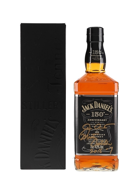 Jack Daniel's 150th Anniversary Edition Signed By the Master Distiller Jeff Arnett 70cl / 43%