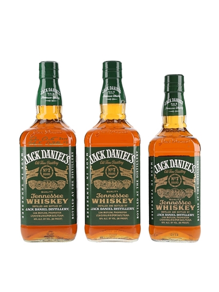 Jack Daniel's Old No.7 Old Time Charcoal Mellowed 3 x 70cl & 100cl / 40%