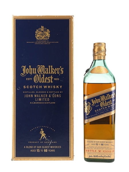 John Walker's Oldest 15-60 Year Old (Blue Label)  75cl / 43%