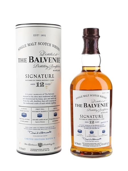 Balvenie 12 Year Old Signature Limited Edition Batch #4 70cl / 40%