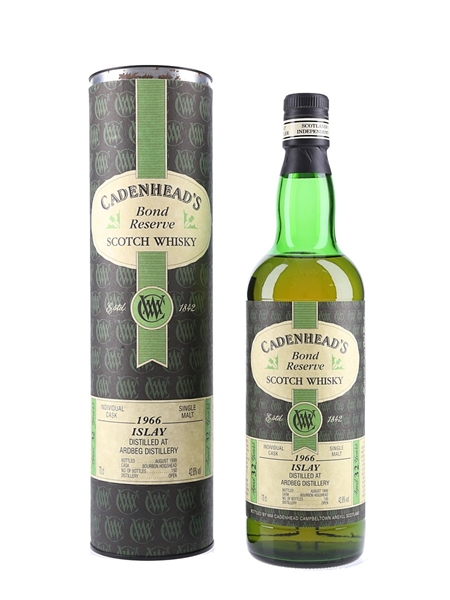 Ardbeg 1966 32 Year Old Bond Reserve Bottled 1999 - Cadenhead's 70cl / 42.8%