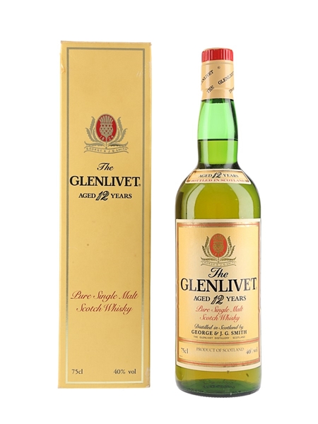 Glenlivet 12 Year Old Bottled 1980s 75cl / 40%