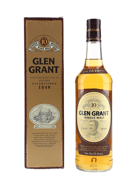 Glen Grant 10 Year Old Bottled 1990s 70cl / 40%