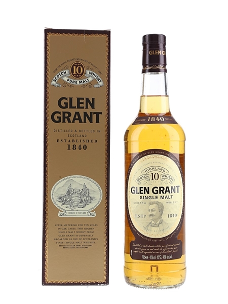 Glen Grant 10 Year Old Bottled 1990s 70cl / 40%