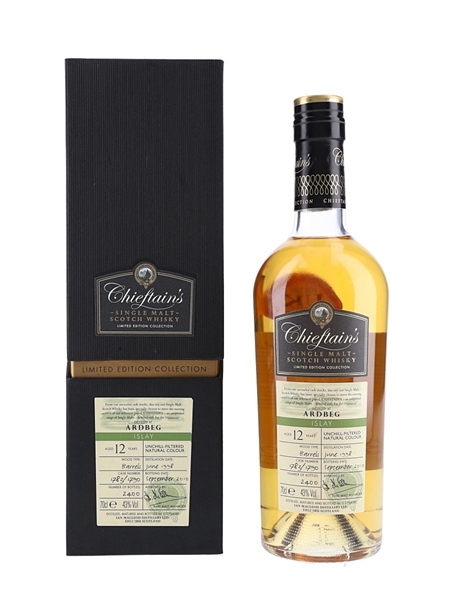 Ardbeg 1998 12 Year Old Bottled 2010 - Chieftain's Limited Edition Collection 70cl / 43%