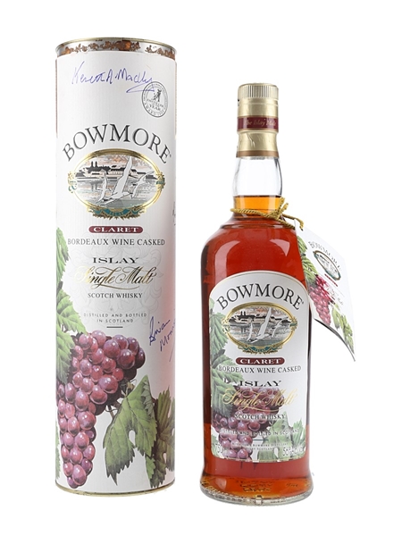 Bowmore Claret Bottled 1990s - Bordeaux Wine Cask 75cl / 56%