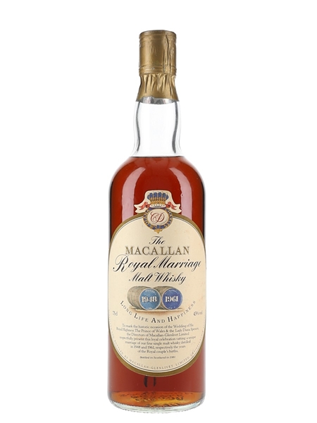 Macallan Royal Marriage 1948 & 1961 75cl / 43%