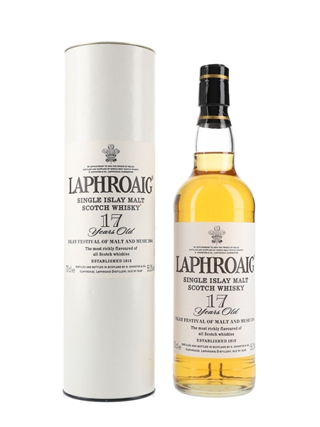 Laphroaig 17 Year Old Bottled 2004 - Islay Festival of Malt and Music 70cl / 55.2%