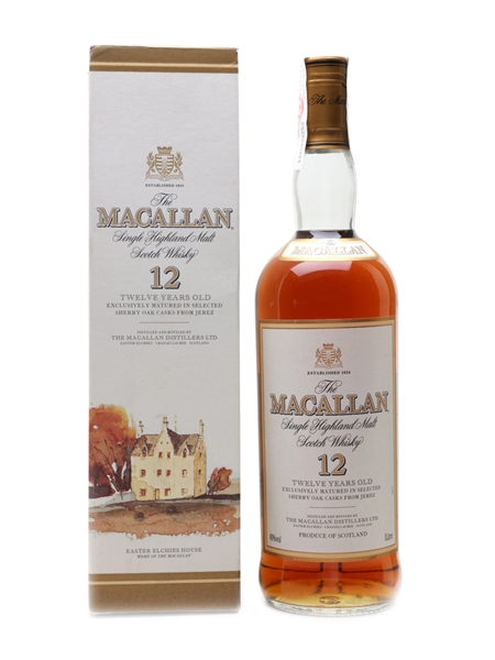 Macallan 12 Year Old Bottled 1990s 100cl / 40%