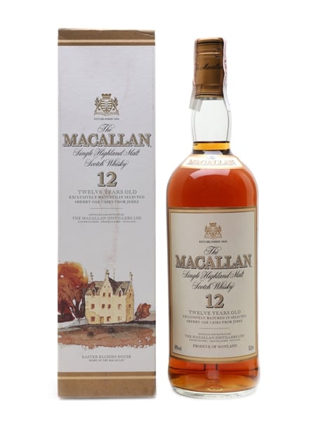 Macallan 12 Year Old Bottled 1990s 100cl / 40%