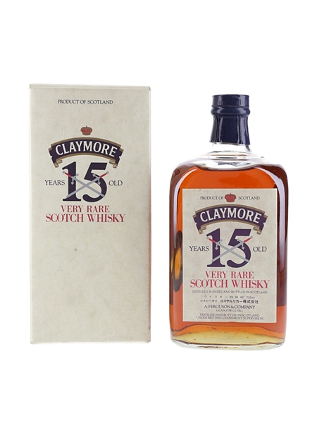 Claymore 15 Year Old Very Rare Scotch Whisky Bottled 1980s 75cl / 43%