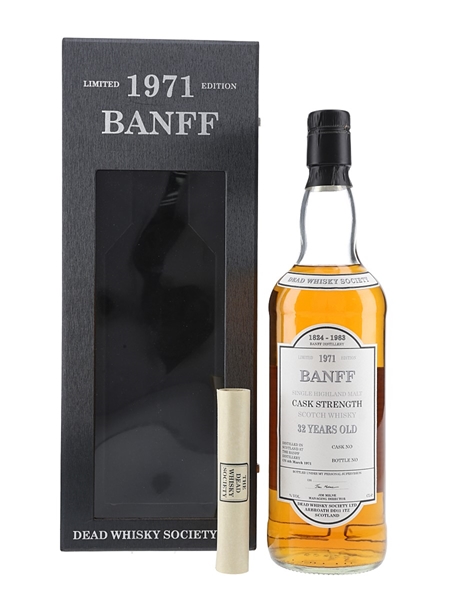 Banff 1971 32 Years Old Dead Whisky Society 70cl