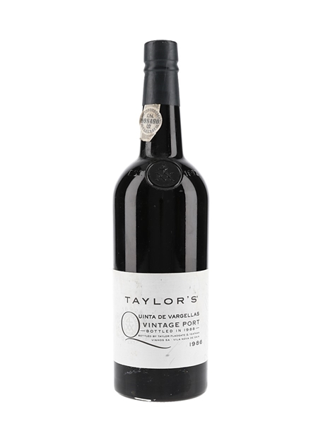 1986 Taylors Quinta De Vargellas Bottled 1988 - Taylor, Fladgate & Yeatman 75cl / 20.5%