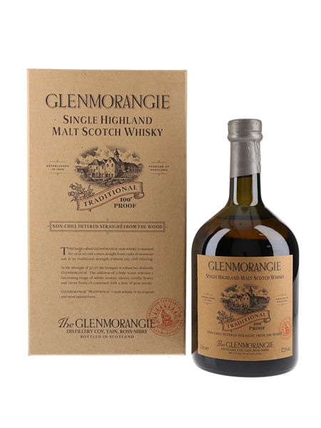 Glenmorangie Traditional 10 Year Old 100 Proof  100cl / 57.2%