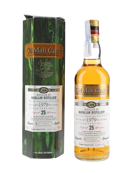 Macallan 1979 25 Year Old The Old Malt Cask Bottled 2005 - Douglas Laing 70cl / 50%