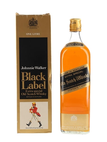 Johnnie Walker Black Label Extra Special Bottled 1970s 100cl