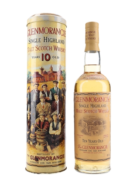 Glenmorangie 10 Year Old Bottled 1990s - 16 Men Of Tain Tin 70cl / 40%