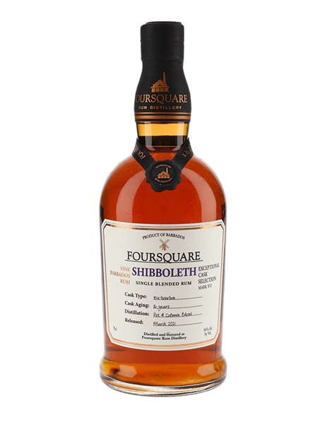 Foursquare Shibboleth 16 Year Old Bottled 2021 - Exceptional Cask Selection Mark XVI 70cl / 56%