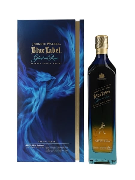 Johnnie Walker Blue Label & Ghost And Rare Glenury Royal 70cl / 43.8%