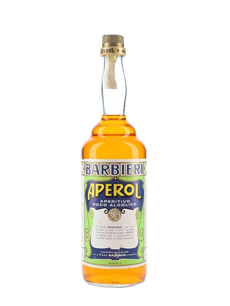 Aperol Barbieri Bottled 1970s-1980s 100cl / 11%