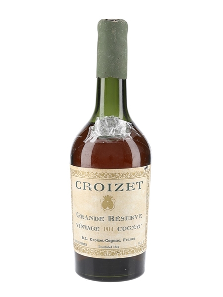 Croizet 1914 Grande Reserve Bottled 1950s 68cl / 40%