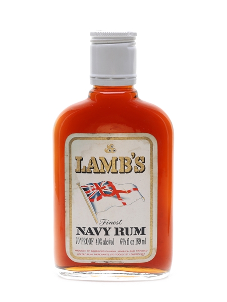 Lamb's Finest Navy Rum Bottled 1970s - 1980s 18.9cl / 40%