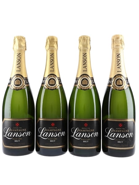 Lanson Black Label Brut Disgorged 2013 4 x 75cl / 12.5%