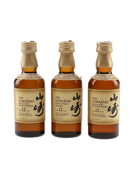 Yamazaki 12 Year Old Suntory 3 x 5cl / 43%