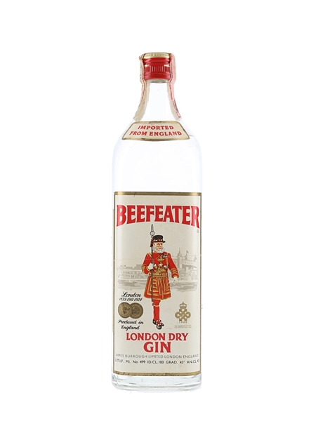 Beefeater Dry Gin Bottled 1960s - Silva 100cl / 43%