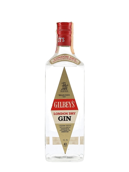 Gilbey's London Dry Gin Bottled 1970s 75cl / 43%