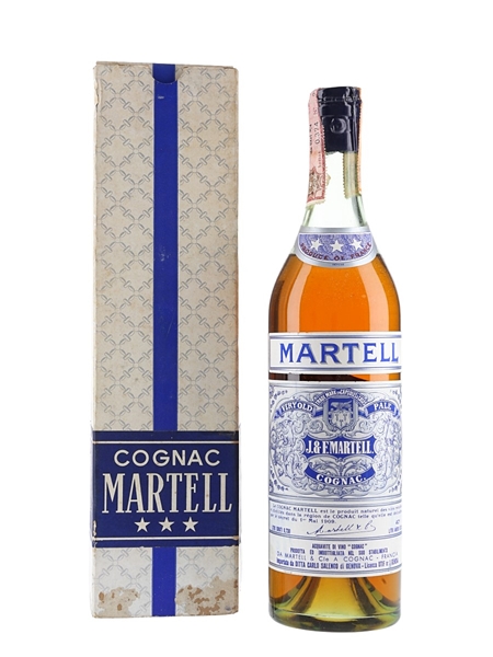 Martell 3 Star VOP Spring Cap Bottled 1950s - Carlo Salengo 73cl / 40%