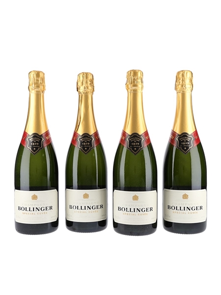 Bollinger Brut Special Cuvee Champagne Old Presentation 4 x 75cl / 12%
