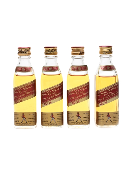 Johnnie Walker Red Label  4 x 5cl / 40%