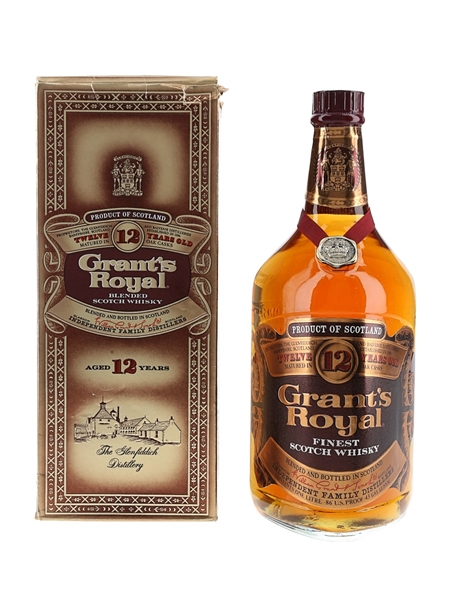 Grant's Royal 12 Year Old Bottled 1980s 100cl / 43%