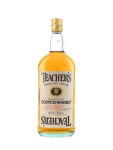 Teacher's Highland Cream Bottled 1980s 113cl / 40%