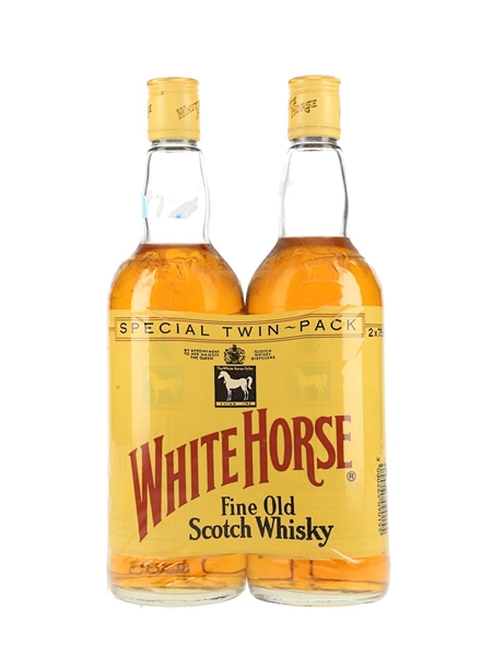 White Horse Special Twin Pack - Bottled 1980s 2 x 75cl / 40%