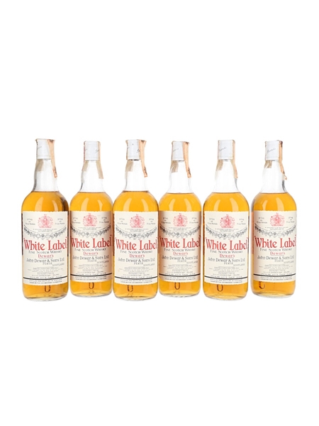 Dewar's White Label Bottled 1970s 6 x 75cl / 40%