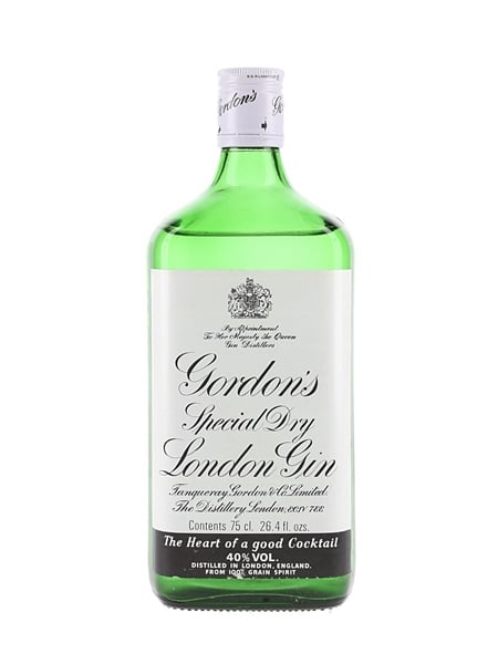 Gordon's Special Dry London Gin Bottled 1980s 75cl / 40%