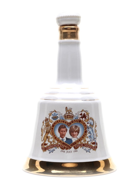 Bell's Royal Wedding 1981 Charles and Diana - Ceramic Decanter 75cl / 40%