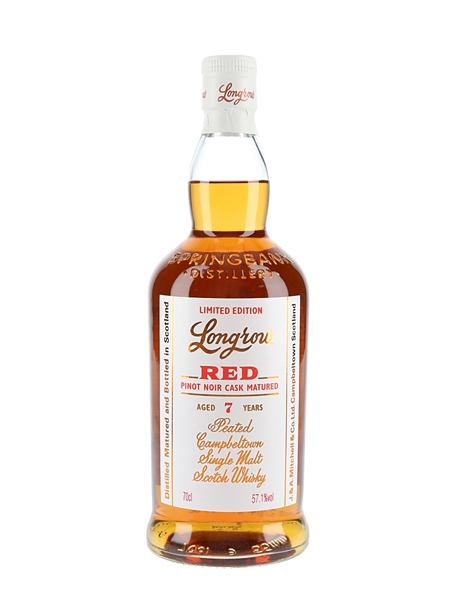 Longrow Red 7 Year Old Pinot Noir Cask Matured Bottled 2024 70cl / 57.1%