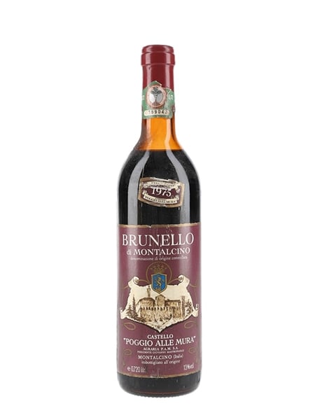 1975 Brunello Di Montalcino Poggio Alle Mura 72cl / 13%