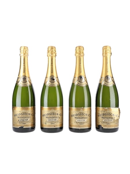 2002 Heidsieck & Co. Gold Top Brut Monopole 4 x 75cl / 12%